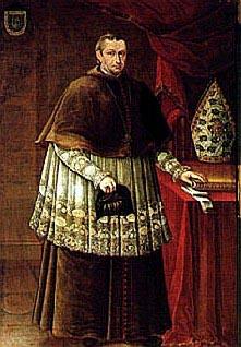 Jose Legarda Portrait of Manuel de Alday, bishop of Santiago de Chile oil painting image